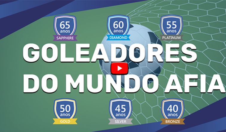 Goleadores são homenageados na nova série do canal AFIA soccer no Youtube