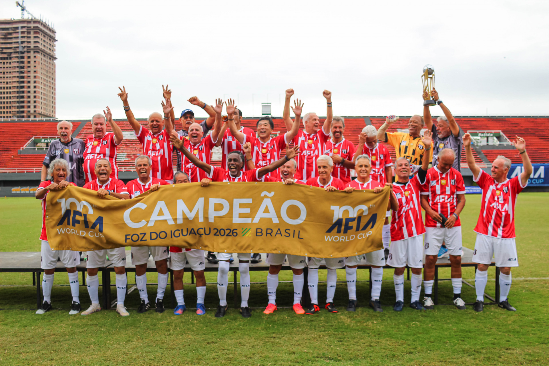 Banespa conquista o primeiro “scudetto” AFIA na categoria Ruby (70+)