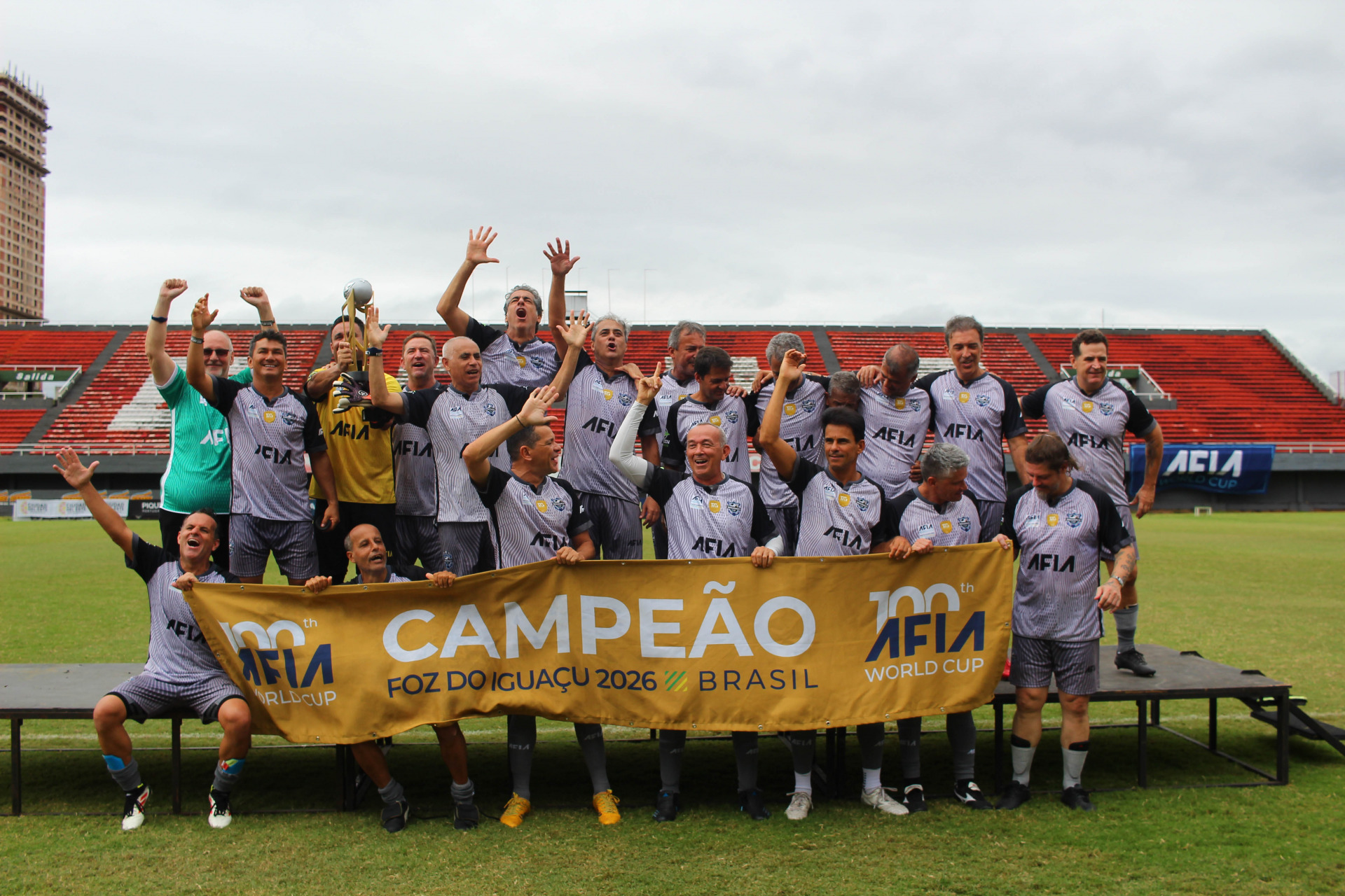 Braunaço conquista o tricampeonato AFIA na categoria Platinum (55+)